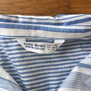 Zara Shirt Dress with Pockets